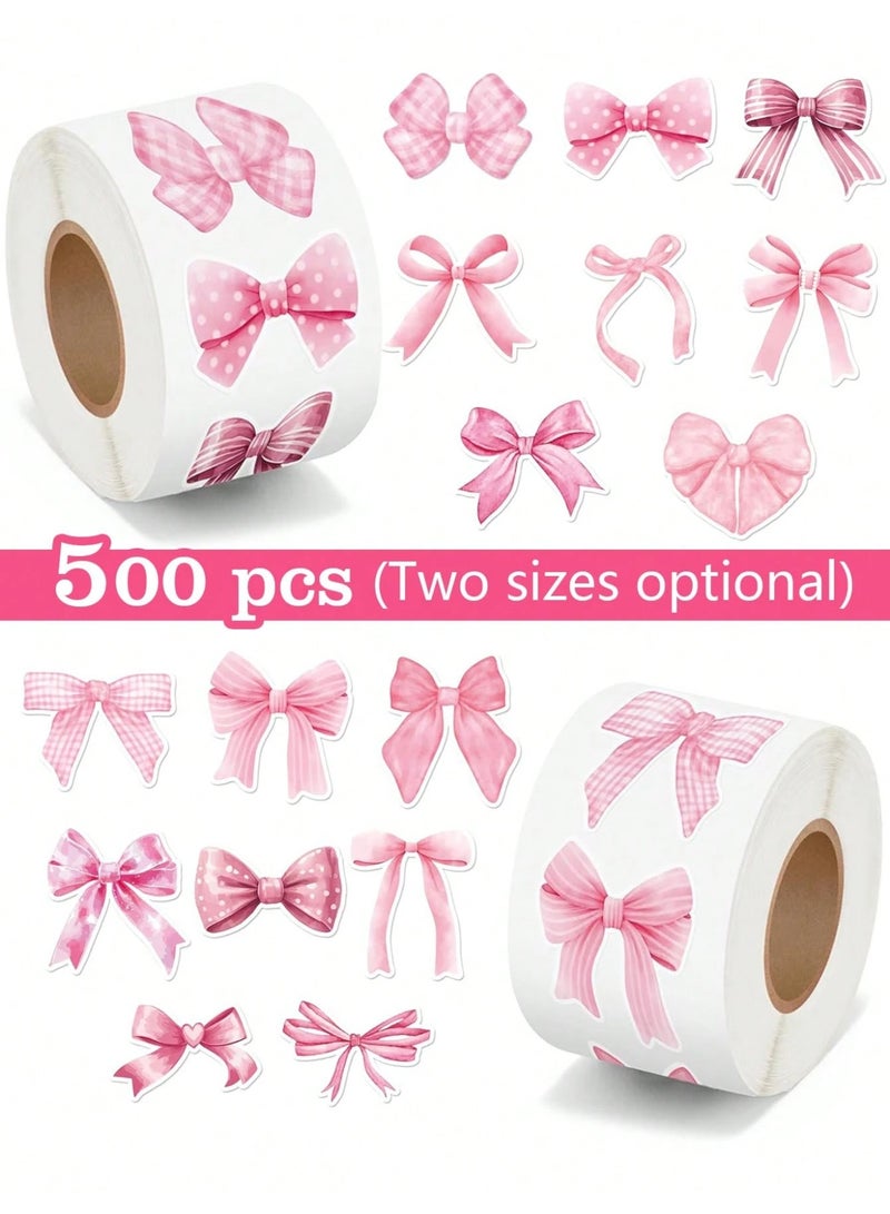 ملصقات أشرطة وردية - 1000 قطعة ملصقات أشرطة وردية أنيقة في لفتين ملصقات فينيل مقاومة للماء ذات طابع أنثوي لهدايا أجهزة الكمبيوتر المحمولة الزجاجات سجلات القصاصات الأمتعة أجهزة الكمبيوتر المغلفات ديكور للأطفال - Image 1