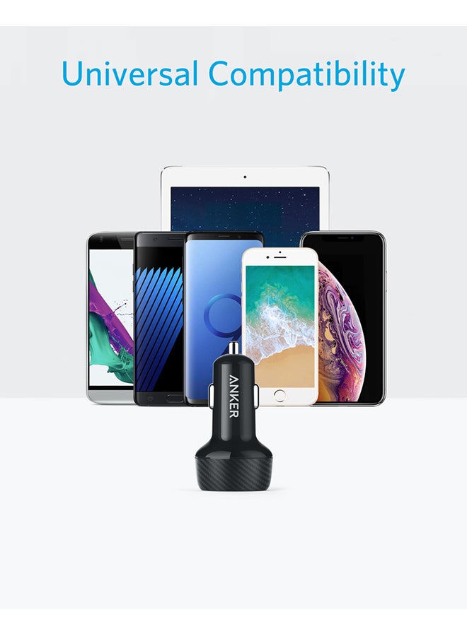 Anker Car Charger,  Quick Charge 3.0 39W Dual USB Car Charger Adapter, PowerDrive Speed 2 for Galaxy S10/S9/S8/S7/S6/Plus, Note 9, Poweriq for iPhone 14/13/12/11/XS/Max/XR/X/8/7, Ipad Pro, LG, Nexus, and More - Image 5