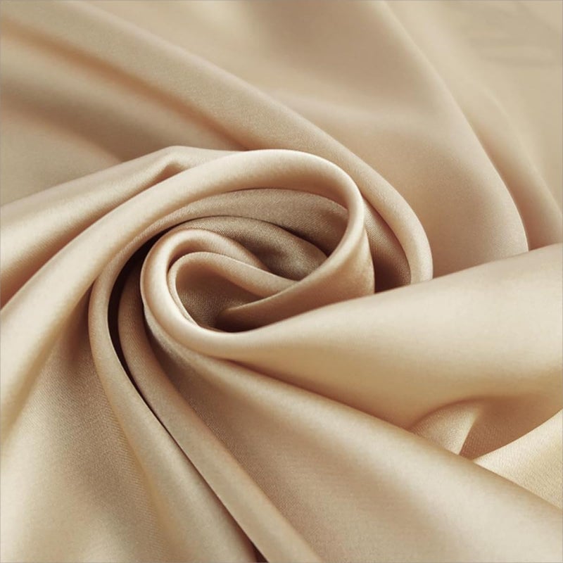 MLMW Shawl Wraps for Women Evening Dresses Satin Formal Shawl Wraps Dressy Extra Long for Bridesmaid Wedding Party Bridal Baby Shower Birthday, Champagne - Image 3