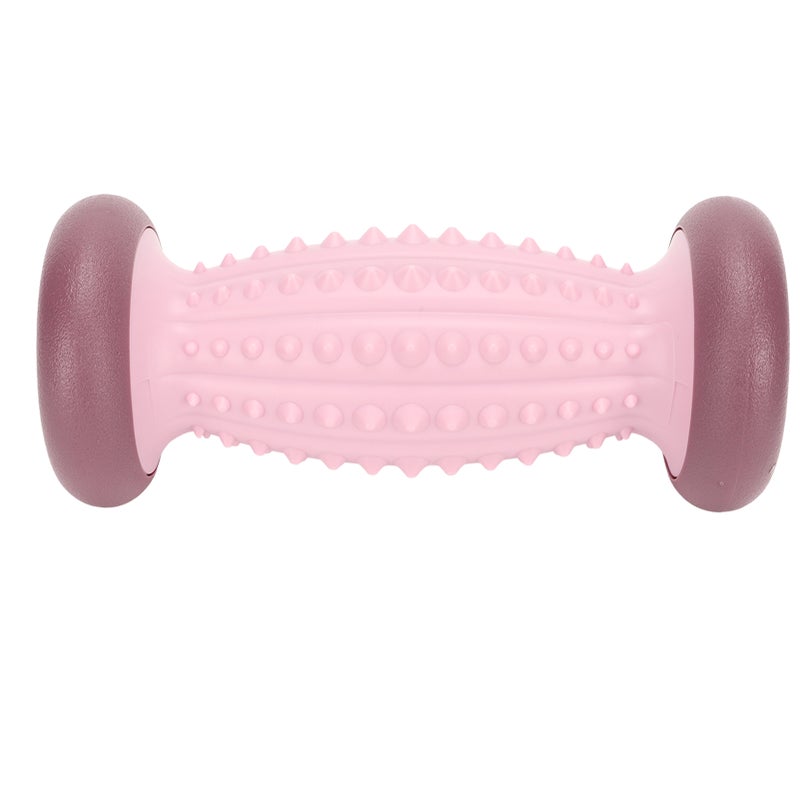 Foot Massage Roller Deep Massage Ergonomic ABS Foot Massager Tool Foot Roller Tool for Wrists Neck Pink Purple - Image 1