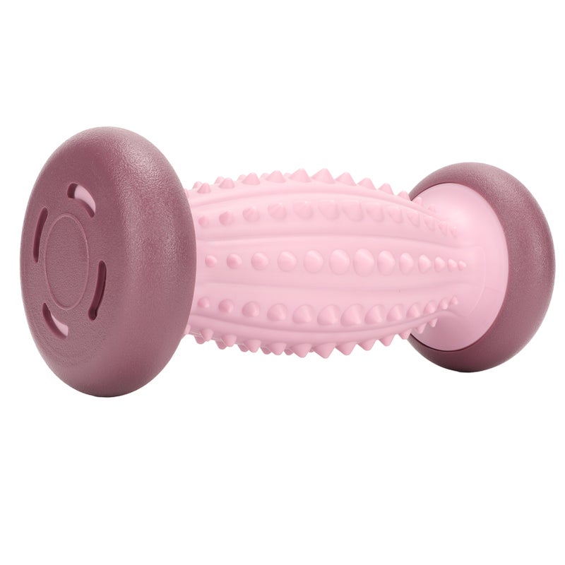 Foot Massage Roller Deep Massage Ergonomic ABS Foot Massager Tool Foot Roller Tool for Wrists Neck Pink Purple - Image 4