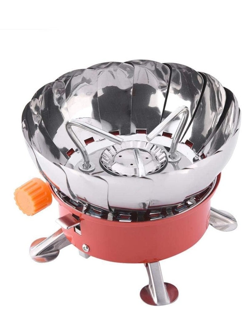DubaiGallery Portable Travelling Card Stove Outdoor Stove Picnic Cooking Gas Burners Stainless Steel Automatic Butane Gas Stove - Image 4