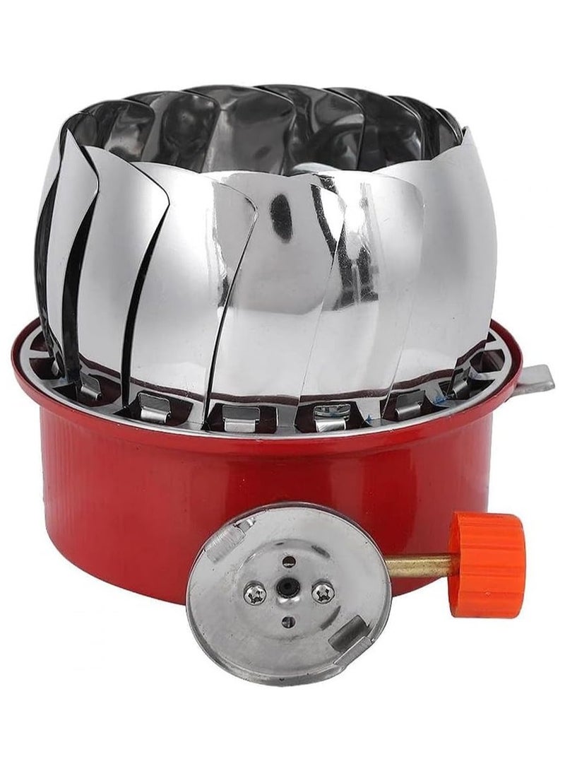 DubaiGallery Portable Travelling Card Stove Outdoor Stove Picnic Cooking Gas Burners Stainless Steel Automatic Butane Gas Stove - Image 2