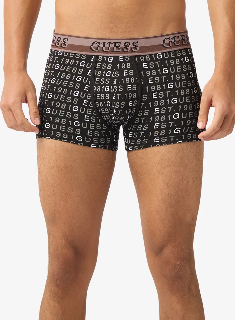 جس Joe Printed 3 Pack Boxer Trunks