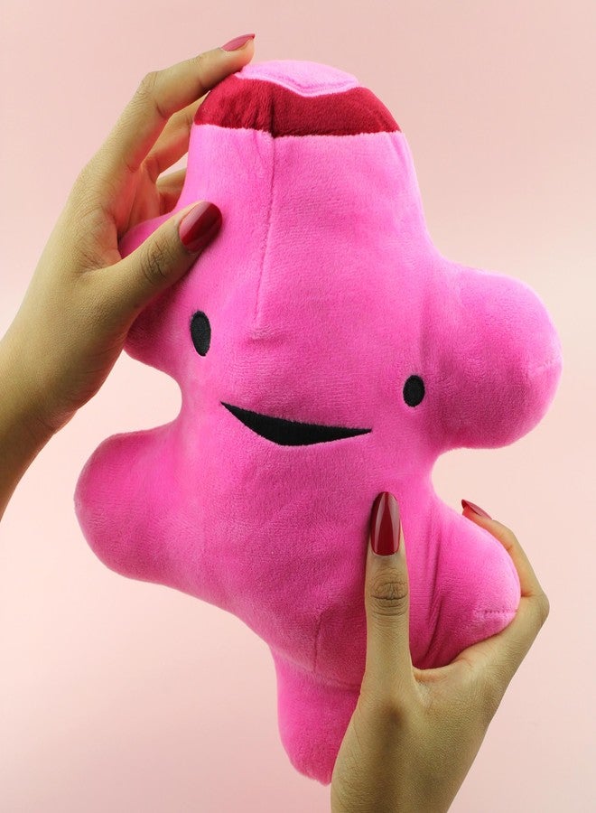 I Heart Guts Rectum Plush - Bringing Up The Rear - 10" Colorectal Surgery Stuffed Toy, Gift for Surgical Recovery, Butt Cancer, Prolapse Pillow, Colon Disease, Poop - Image 4