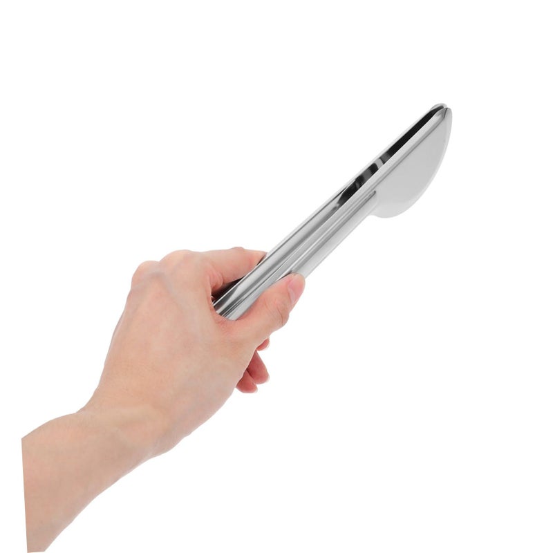 Ergonomic 3 Piece Serving Utensil Set Includes Forks Spoons and Tongs - Image 5