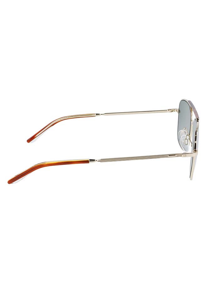 CALVIN KLEIN Men Full-Rim Metal Rectangle Sunglasses - Lens Size: 54 mm - Image 5