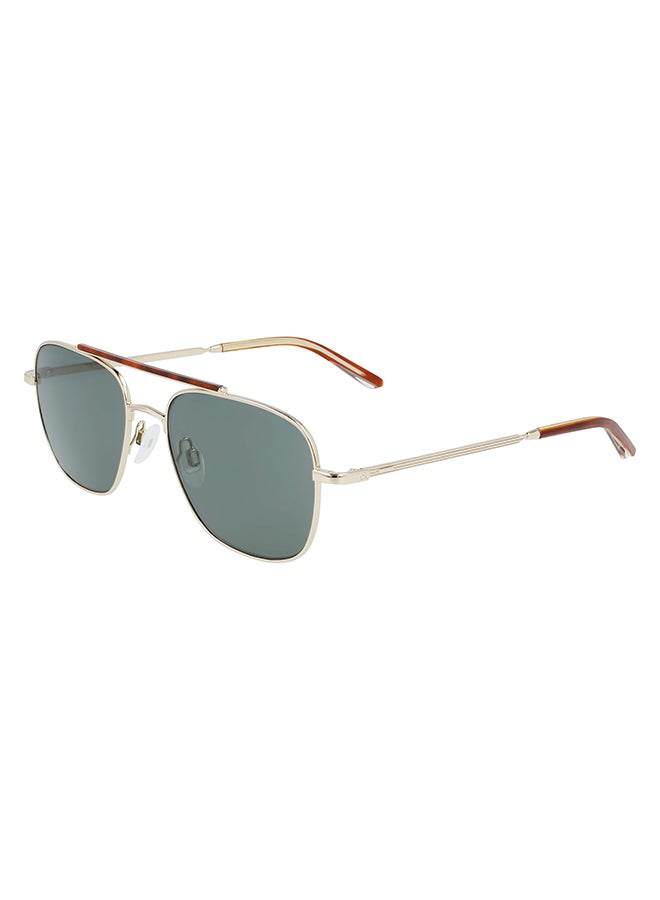 CALVIN KLEIN Men Full-Rim Metal Rectangle Sunglasses - Lens Size: 54 mm - Image 2