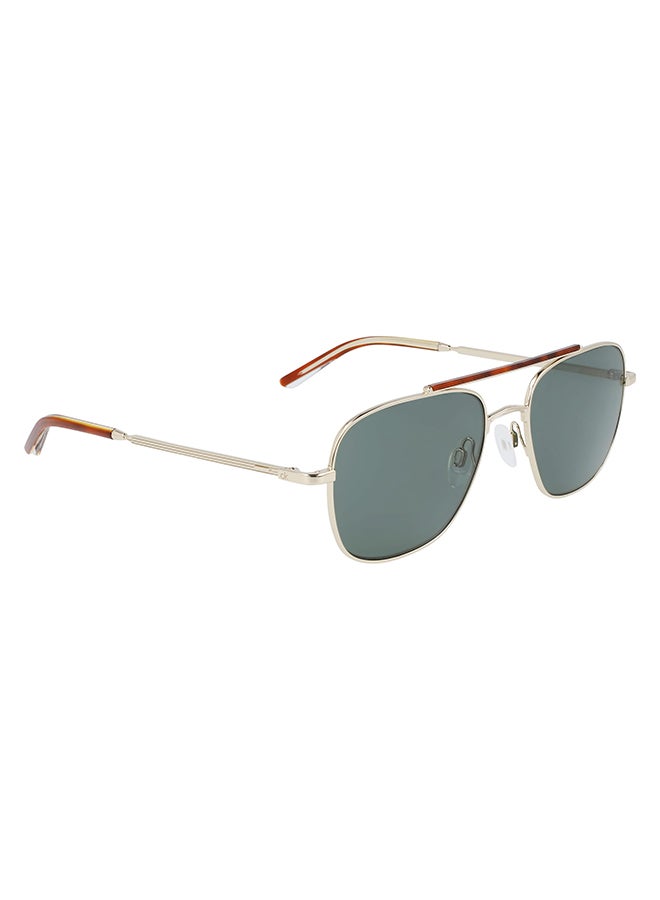 CALVIN KLEIN Men Full-Rim Metal Rectangle Sunglasses - Lens Size: 54 mm - Image 3