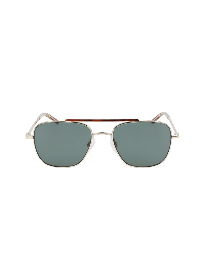 CALVIN KLEIN Men Full-Rim Metal Rectangle Sunglasses - Lens Size: 54 mm - Image 1