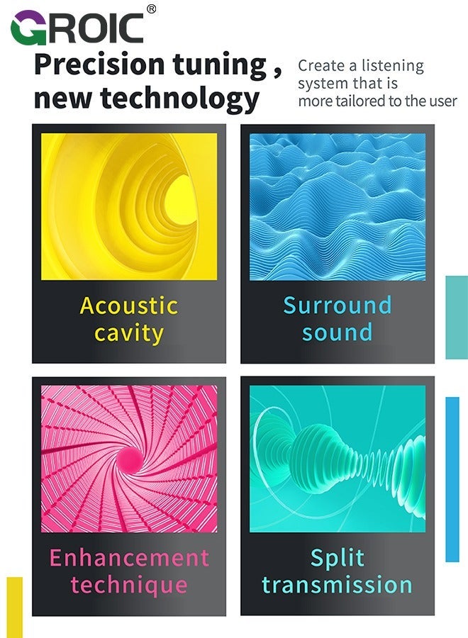 جرويك Retro Bluetooth Speaker, Portable Magic Cube Speaker with Clear Sound, Cute Wireless Cyberpunk Accessories Decor for Office Room, Unique Gifts Men, Cool Stuff Teens - Image 4