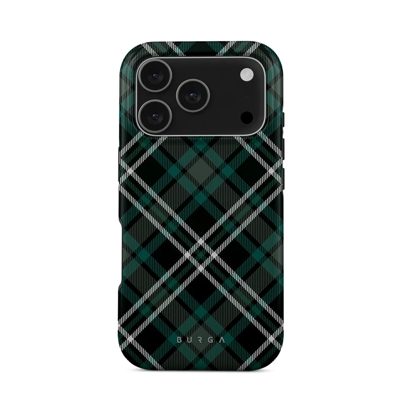 BURGA iPhone 17 Pro Mint Cookie Premium Case Compatible with Hybrid Dual-Layer Hard Shell + Silicone Protection - Scratch-Resistant Shockproof Mobile Cover