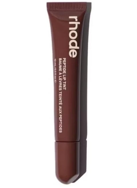 Peptide Lip Tint, Glossy Lip Balm Moist Lip Tint, Tinted Lipstick, Helps Lock in Moisture for Fuller, Softer Lips 10ml (Espresso)