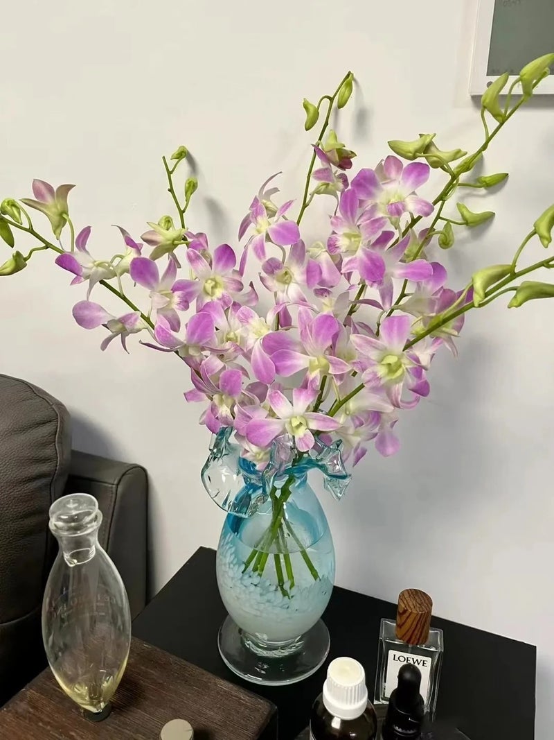 Bluejw Handmade Dried Flower Arrangement - Long Lasting 3-5 Years - Natural Yunnan Origin - Valentine's Day Wedding Decor - Dried Plants Included - Image 1
