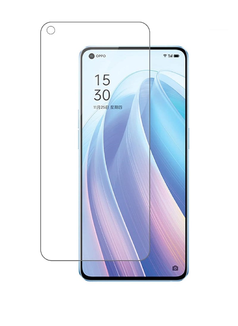Super Tempered Glass Screen Protector Clear Designed For Oppo Reno7 SE Full Screen Coverage And Bubble Free - Image 1