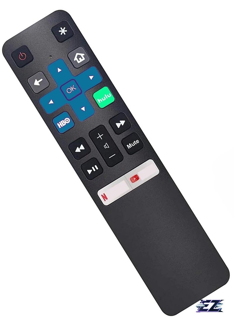 PopZa Replacement Remote Control for Insignia NS-24DF310NA19 NS-32DF310NA19 NS-39DF510NA19 NS-43DF710NA19 NS-50DF710NA19 NS-55DF710NA19, without Voice Recognition with battery - Image 2