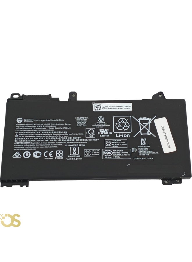 او اس بطارية HP متوافقة مع ProBook 440 445 450 G6 G7 RE03XL - من OS Store - ضمان 3 شهور - Image 1