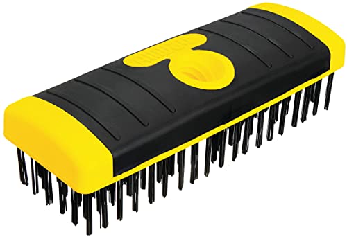 ALLWAY SB619 Soft-Grip Carbon Steel Wire Scrub Brush Block - Image 1