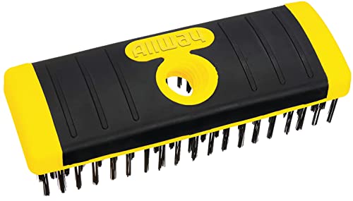 ALLWAY SB619 Soft-Grip Carbon Steel Wire Scrub Brush Block - Image 2