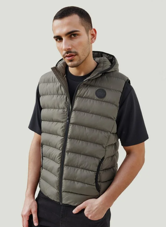 Splash FAV Quilted Lightweight Hooded Gilet with Pockets