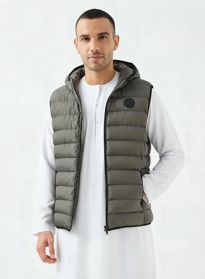 Splash FAV Quilted Lightweight Hooded Gilet with Pockets