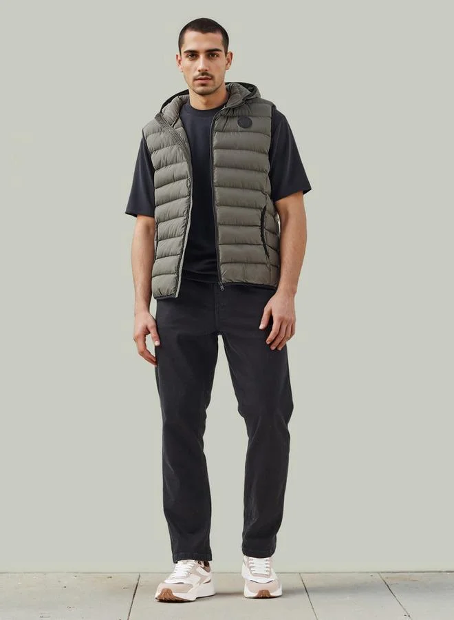 Splash FAV  Quilted Lightweight Hooded Gilet with Pockets for Men | Best Price UAE