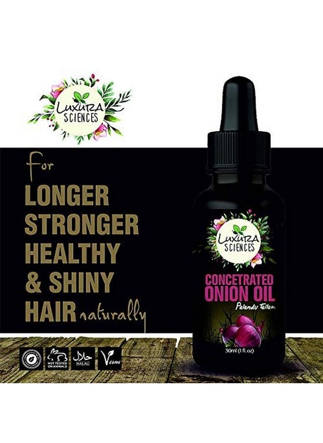 Luxura Sciences Concentrated Onion Oil For Hair Growth 30 Ml  - Image 3