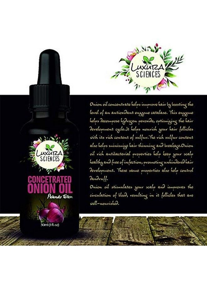 Luxura Sciences Concentrated Onion Oil For Hair Growth 30 Ml  - Image 4