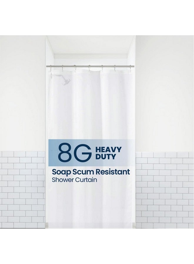 LIBA U S A Shower Curtain Liner (8G / WHITE / 36"x72") - Image 1