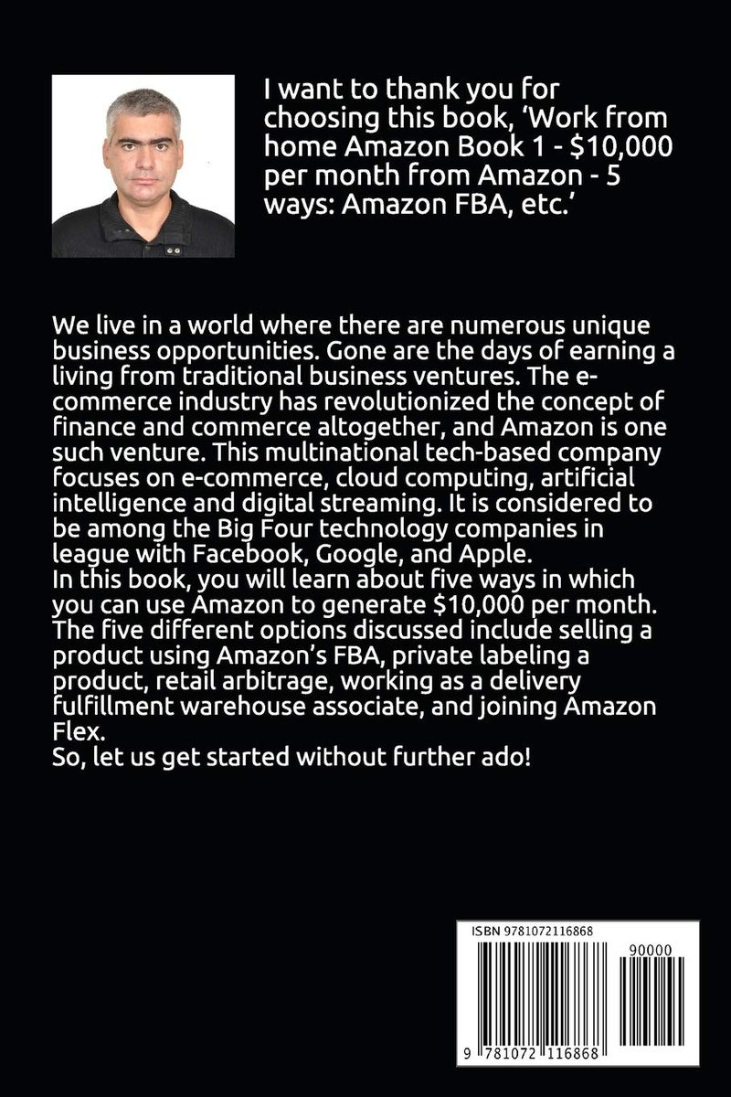 Work From Home Amazon Book 1 by Serge Chapter Paperback - Image 2