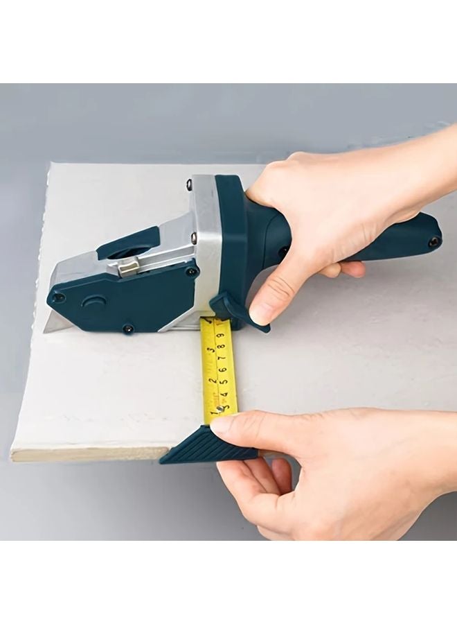 Multi Functional Drywall Cutter With Tape Measure Includes 10 Backup Blades For Plaster Board - Image 2