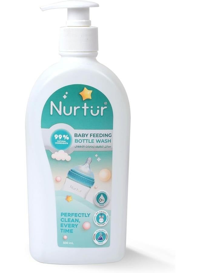 Nurtur Nurtur Liquid Cleanser for Baby bottles and accessories, 100% effective formula safe and gentle for babies, sterile, Clean, bio Organic - Image 1