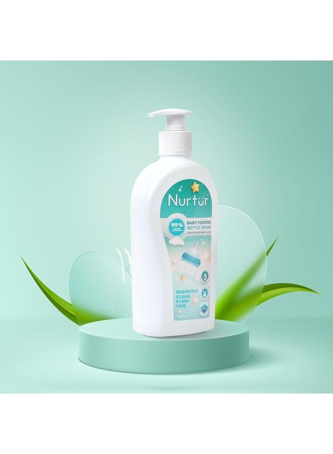Nurtur Nurtur Liquid Cleanser for Baby bottles and accessories, 100% effective formula safe and gentle for babies, sterile, Clean, bio Organic - Image 3
