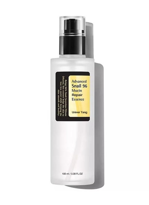 Snail Clay 96% Intense Repair Serum 3.38 fluid oz, 100 ml, Facial Moisturizing Serum with Snail Secretion Filter, for Dark Spots and Fine Lines, Not Tested on Animals, Paraben Free