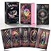 WJPC Rose Gold Edge Foil Tarot Card Decks Set with GuidebookGift Box for Beginner Expert Fortune Telling Game Cards for Tarot Decks Rose Gold Edge - Image 2
