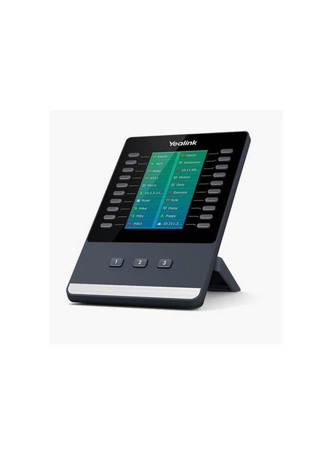 Yealink Yealink EXP50 Color-Screen Expansion Module – 4.3" LCD, 60 Programmable Keys, Dual-Color LEDs, Compatible with T5 Series IP Phones - Image 1