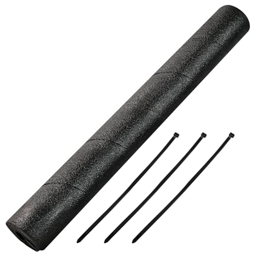 Quadafy 1 Pack Pipe Insulation Tube - 15.7 Snake Wrap Foam - Snake Wrap Foam Protection for Outdoor Indoor Swimming Pool Handle Water Pipe - Image 1