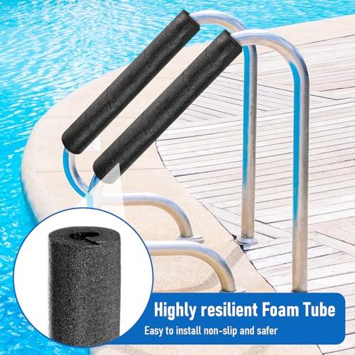 Quadafy 1 Pack Pipe Insulation Tube - 15.7 Snake Wrap Foam - Snake Wrap Foam Protection for Outdoor Indoor Swimming Pool Handle Water Pipe - Image 4