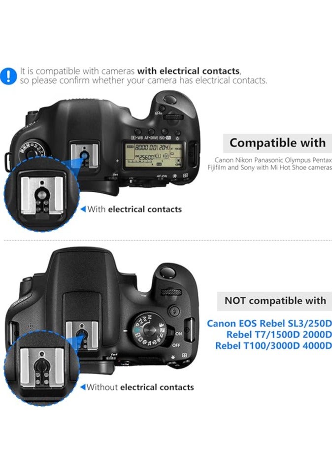 Neewer TT560 Flash Speedlite for Canon Sony Nikon Panasonic Olympus Pentax and Other DSLR Cameras, Digital Camera Speedlight with Standard Hot Shoe black - Image 4