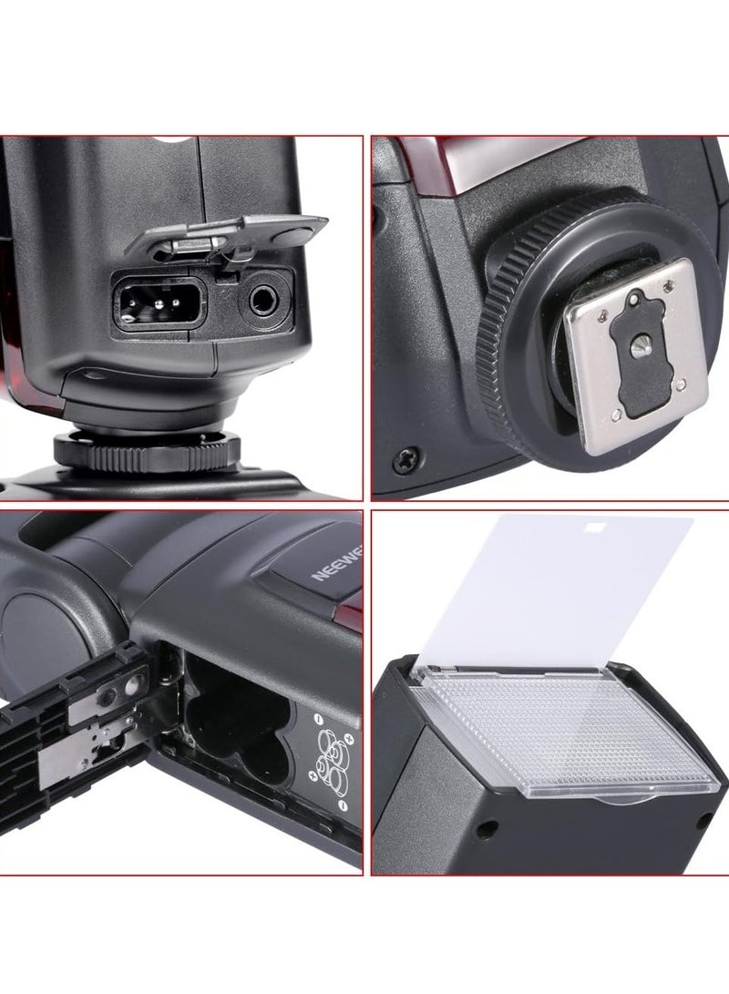 Neewer TT560 Flash Speedlite for Canon Sony Nikon Panasonic Olympus Pentax and Other DSLR Cameras, Digital Camera Speedlight with Standard Hot Shoe black - Image 3