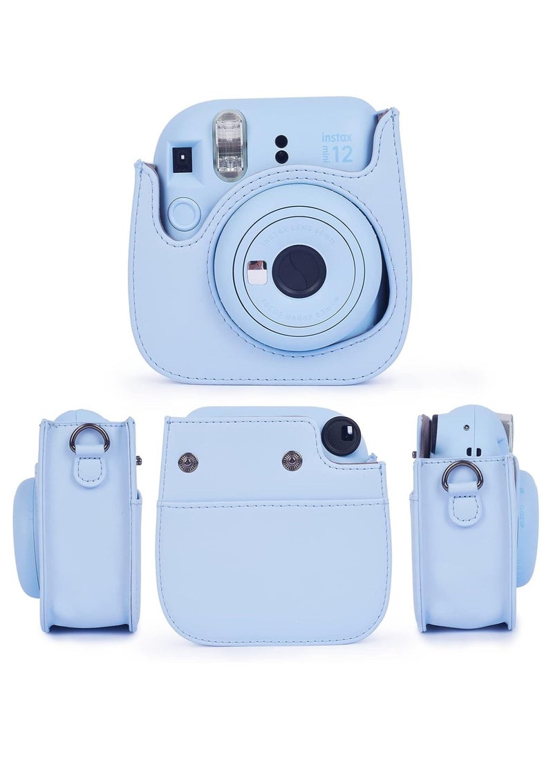 Mmmon Camera Bag Fujifilm Instax Mini 12 Camera Protective Case(Blue)  - Image 3
