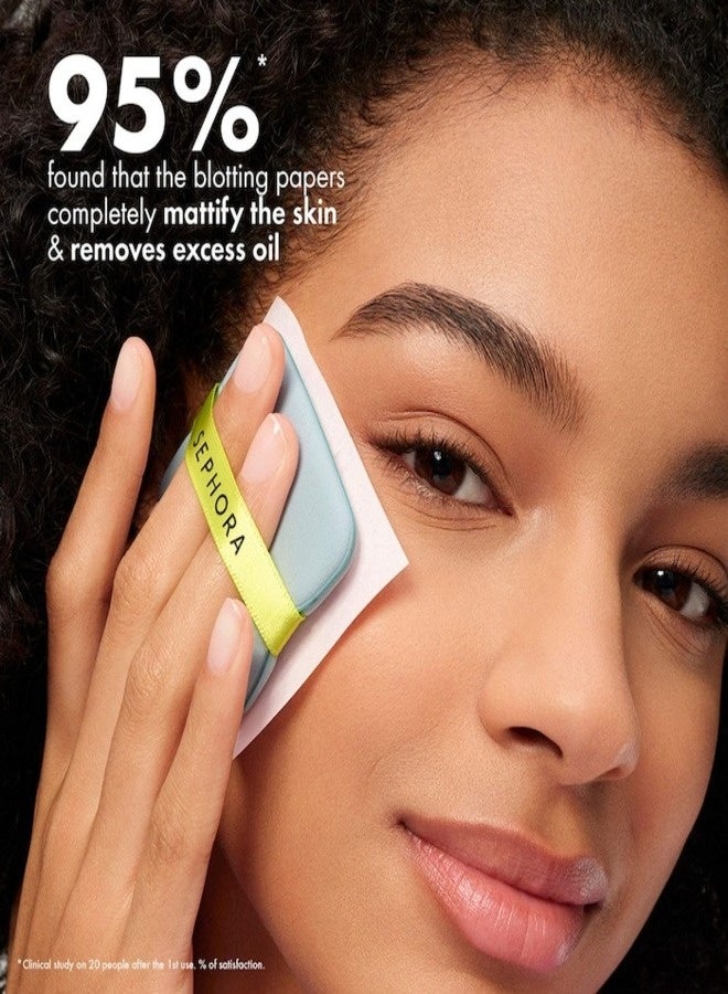 SEPHORA COLLECTION Matte On-The-Go Blotting Papers – Oil-Absorbing Sheets for Instant Shine Control - Image 2