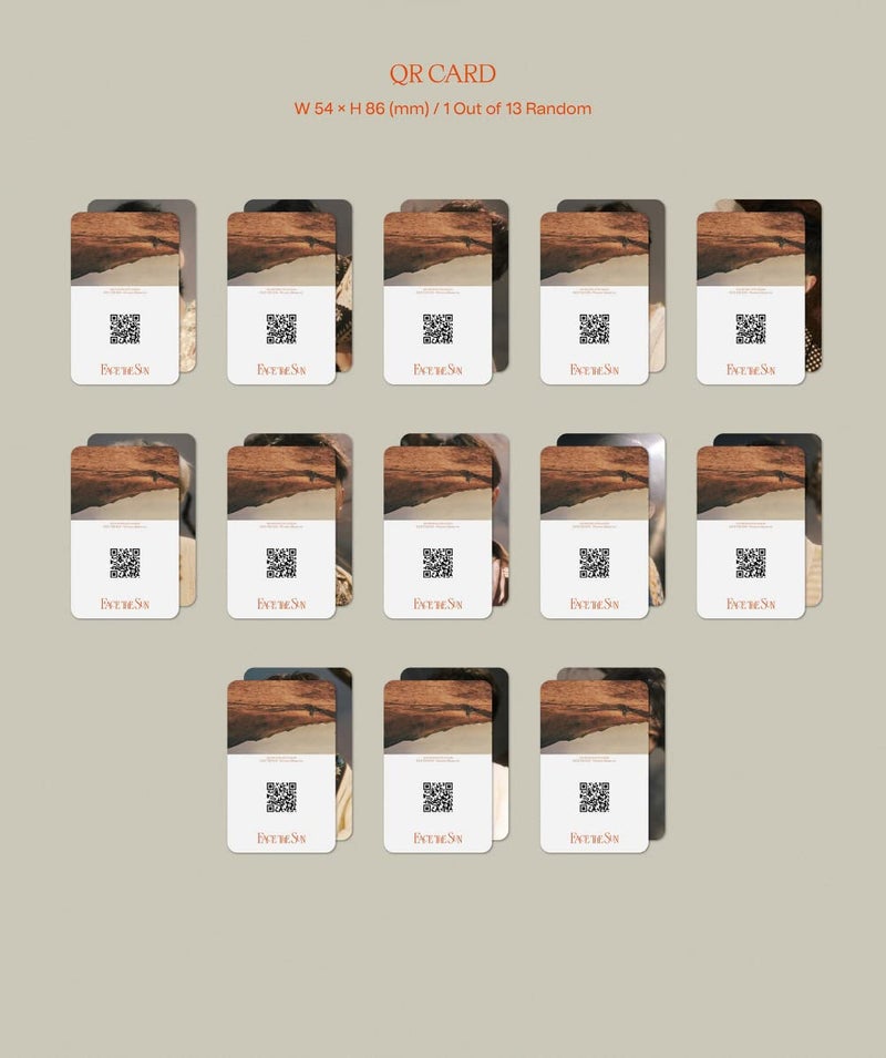 Dreamus SEVENTEEN - Face the Sun [Weverse Albums ver.] QR Card+Extra Photocards Set (Random ver.), 120 x 80 mm - Image 3