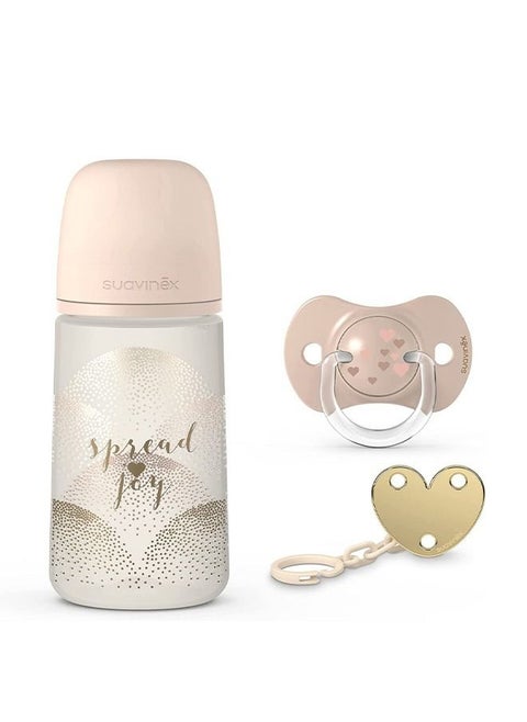 Suavinex SET 270+SOOTHER PHY 0/6+CLIP JOY BG
