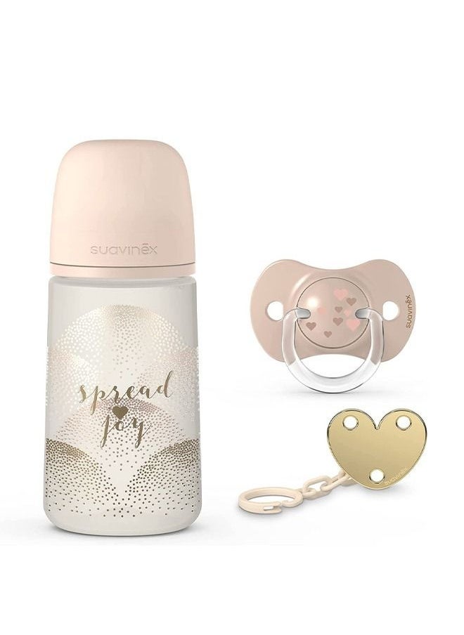 Suavinex SET 270+SOOTHER PHY 0/6+CLIP JOY BG