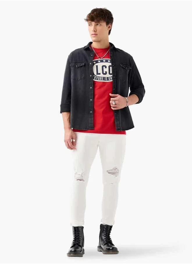 لي كوبر Lee Cooper Logo Tee