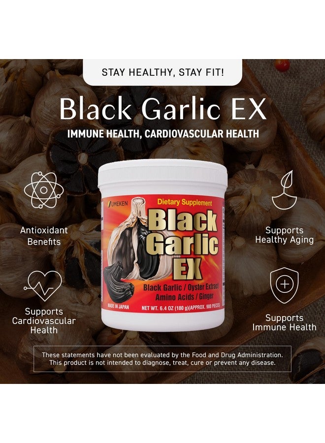 Umeken Black Garlic EX, Fermented Concentrate with Vitamin B, Allicin, Amino Acid, Fermented Black Garlic Supplement, Oyster Extract, Ginger, 2-3 Month Supply, 6.4 Ounce 180g Bottle, Pack of 1 - Image 2