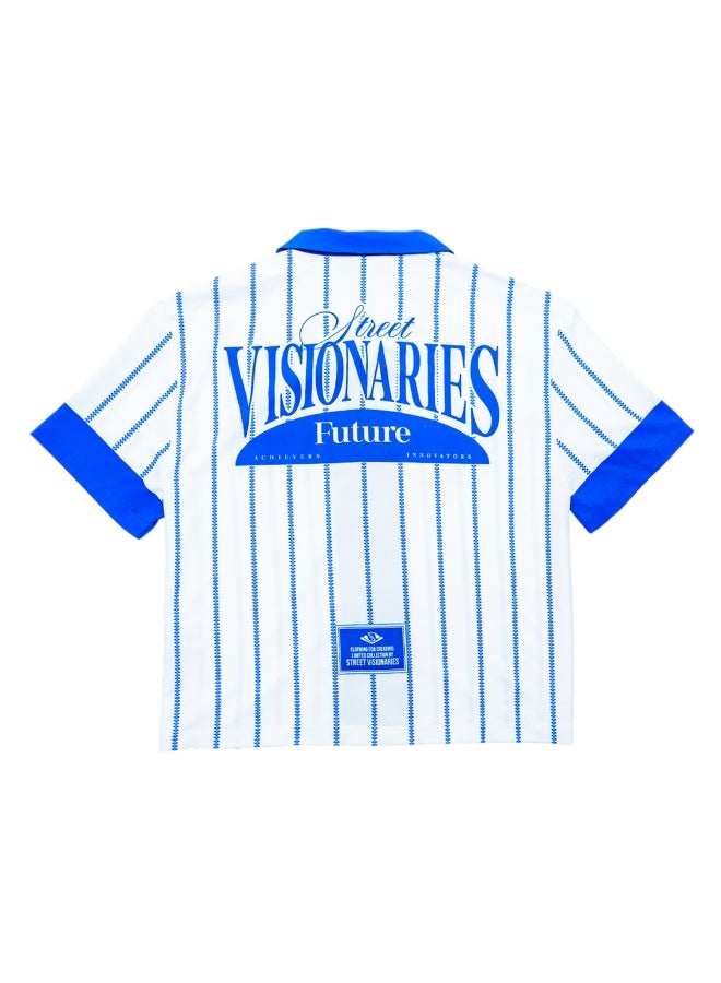 Street Visionaries Visionary Pin stripes logo button down shirt  - Image 4
