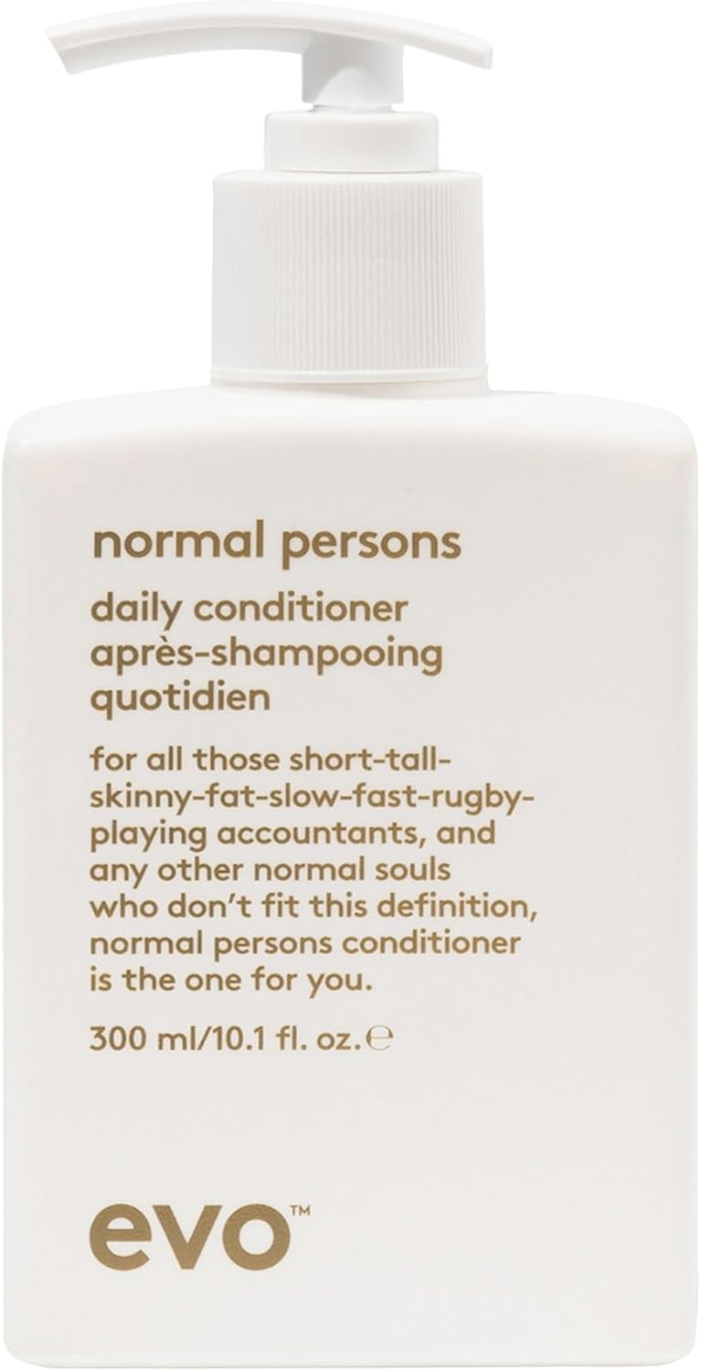 EVO Normal Persons Daily Conditioner Mild for All Hair Types Especially for Normal and Oily Hair Stimulates the Scalp Vegan SulphateFree 300 ml - Image 1
