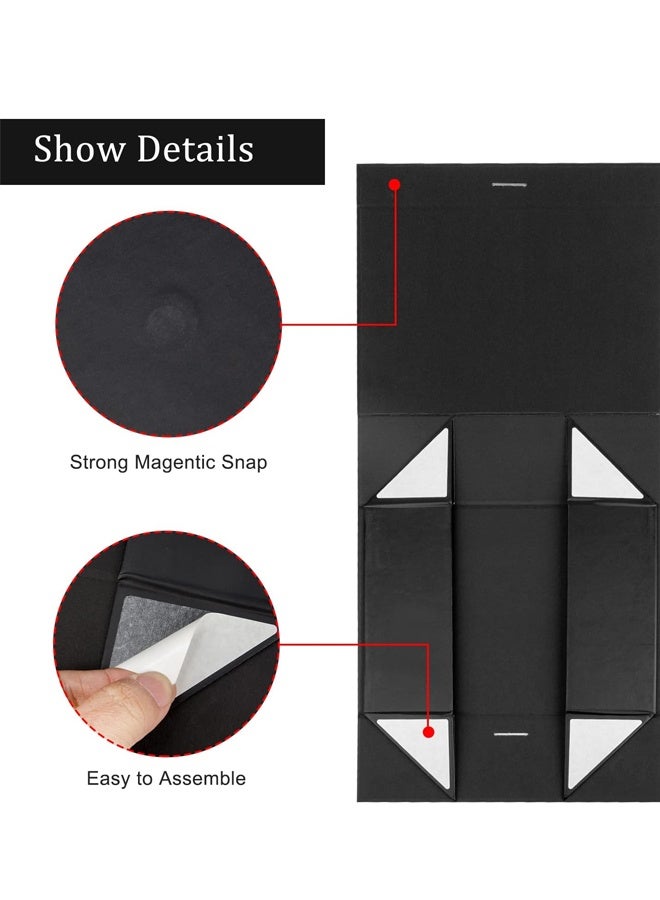 Black Gift Box with Ribbon for Mother's Day,Valentine's Day,Birthdays,Party 26*19*8cm - Image 4